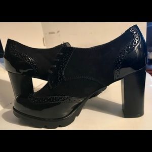 X- Appeal Women’s Black Bootie Heels Size 7